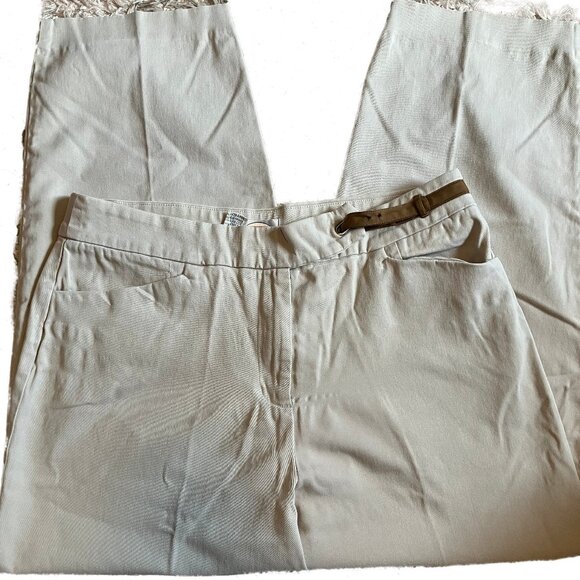 EUC Talbots Tan Pants Size:  14P - Picture 5 of 8